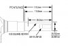 Kohler Part # 24014346S Crankshaft Non-Thrust Style