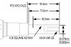 Kohler Part # 24014381S Crankshaft Non-Thrust Style